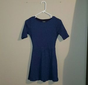 Lulu's size XS navy blue mini short sleeve dress